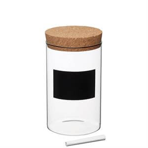 KitchenCraft Natural Elements Eco-Friendly Medium Glass Storage Canister